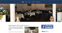 Desktop Screenshot of greektycoonwhitby.com